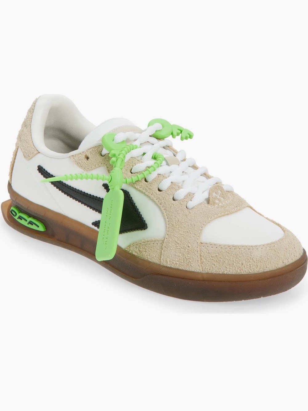 Off-White End of Play Suede & Leather Sneaker - NIB
